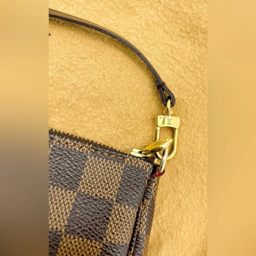 Louis Vuitton LV Accessories Pouch Bag Pochette Accessoires Damier Ebene reg sz